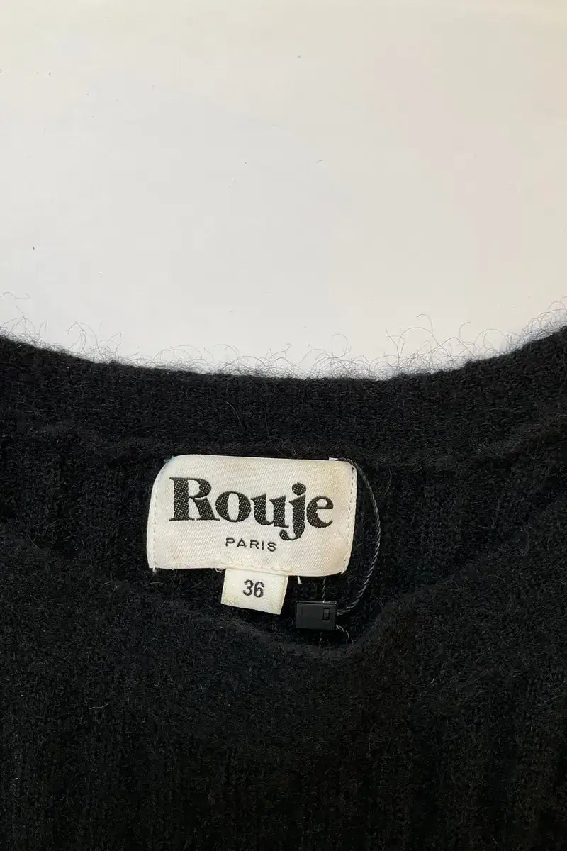 Robe Rouje Noir en Laine
