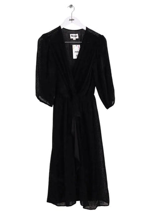 Robe Rouje Noir en Viscose, taille S - Seconde Main