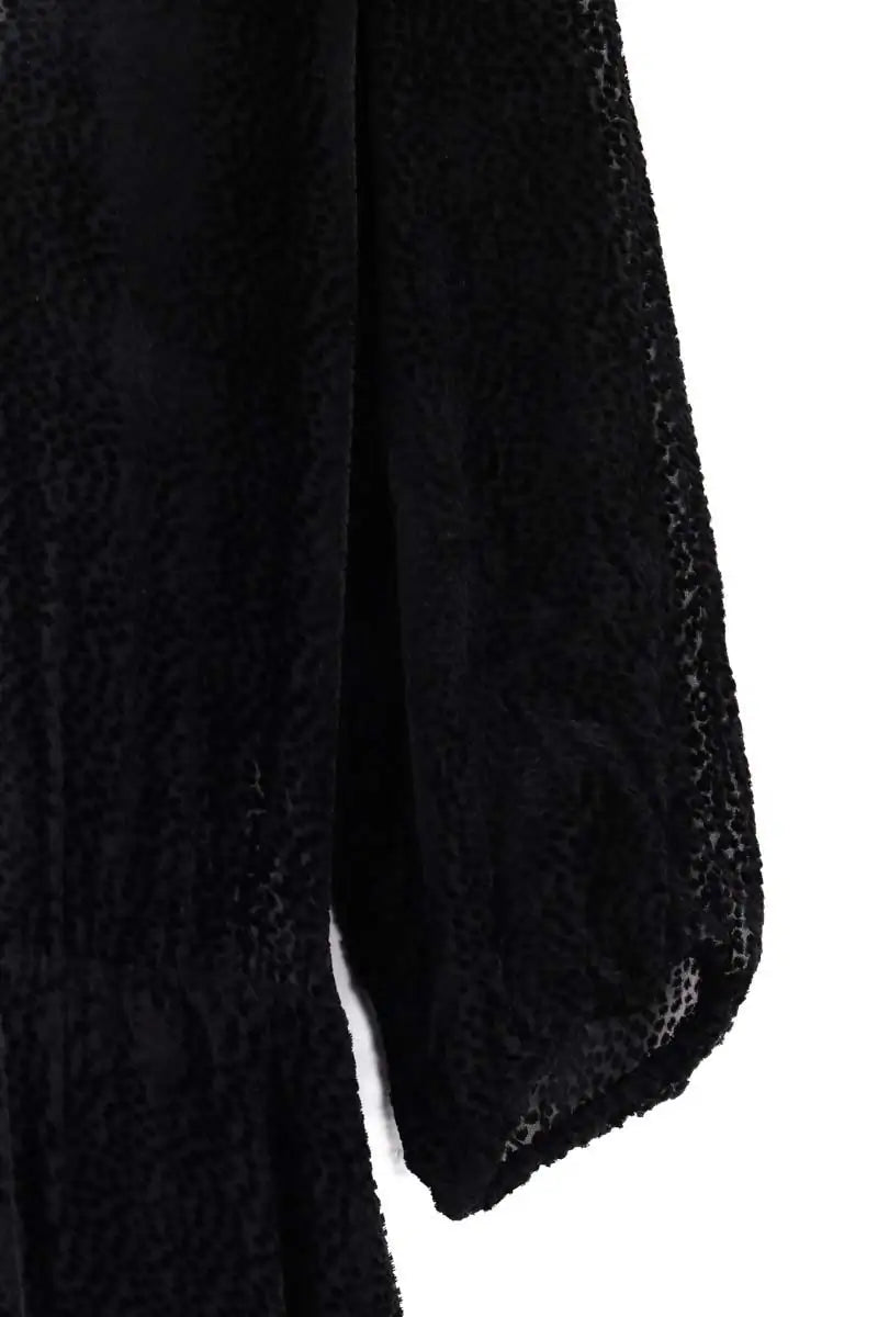 Robe Rouje Noir en Viscose