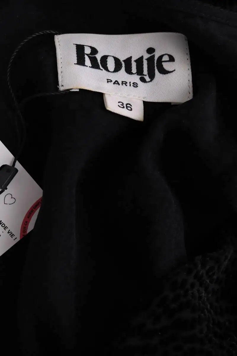Robe Rouje Noir en Viscose