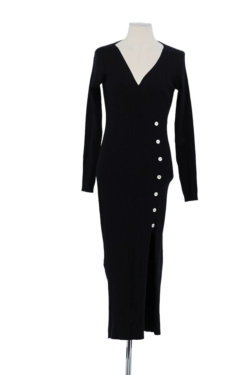 Robe Rouje Noir en Viscose, taille XS - Seconde Main