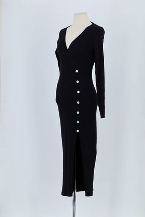Robe Rouje Noir en Viscose