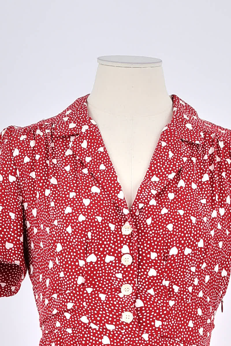 Robe Rouje Rouge en Viscose