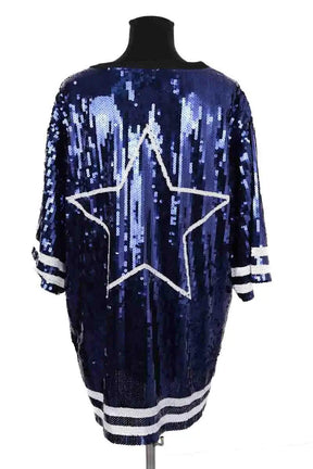 Robe Ruta Marine en Paillettes