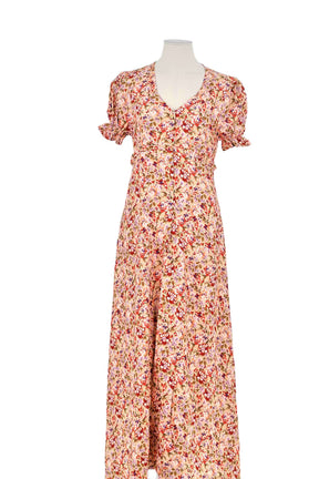 Robe Saaj Rose en Viscose, taille XS - Seconde Main