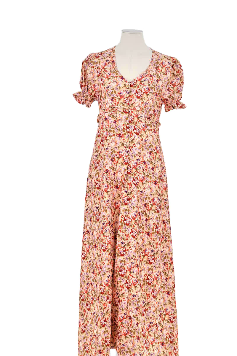 Robe Saaj Rose en Viscose, taille XS - Seconde Main