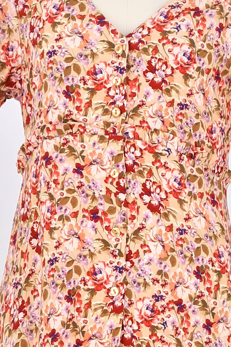 Robe Saaj Rose en Viscose