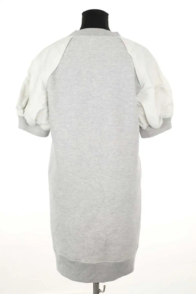 Robe Sacai Gris en Coton