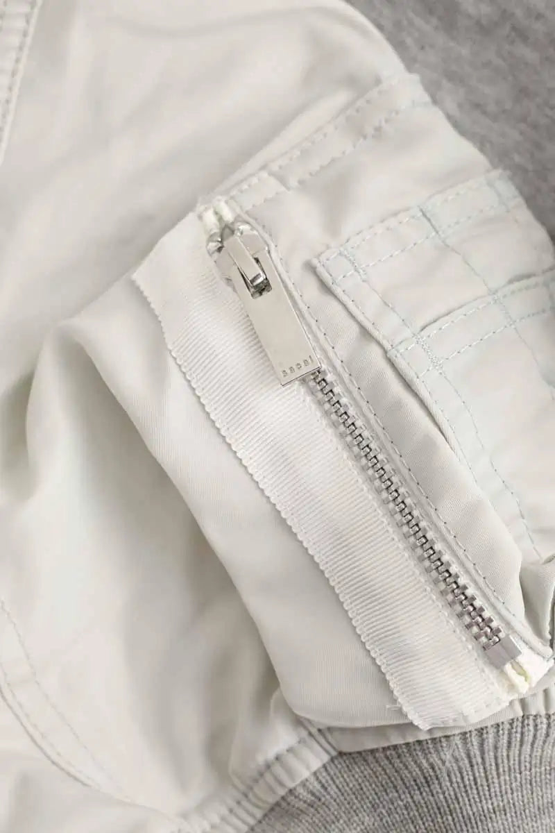 Robe Sacai Gris en Coton
