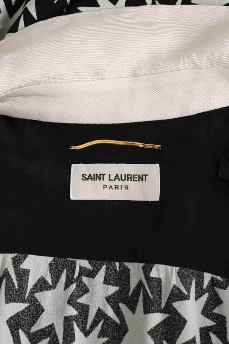 Robe Saint Laurent Gris en Viscose