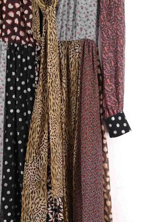 Robe Saint Laurent Multicolore en Soie