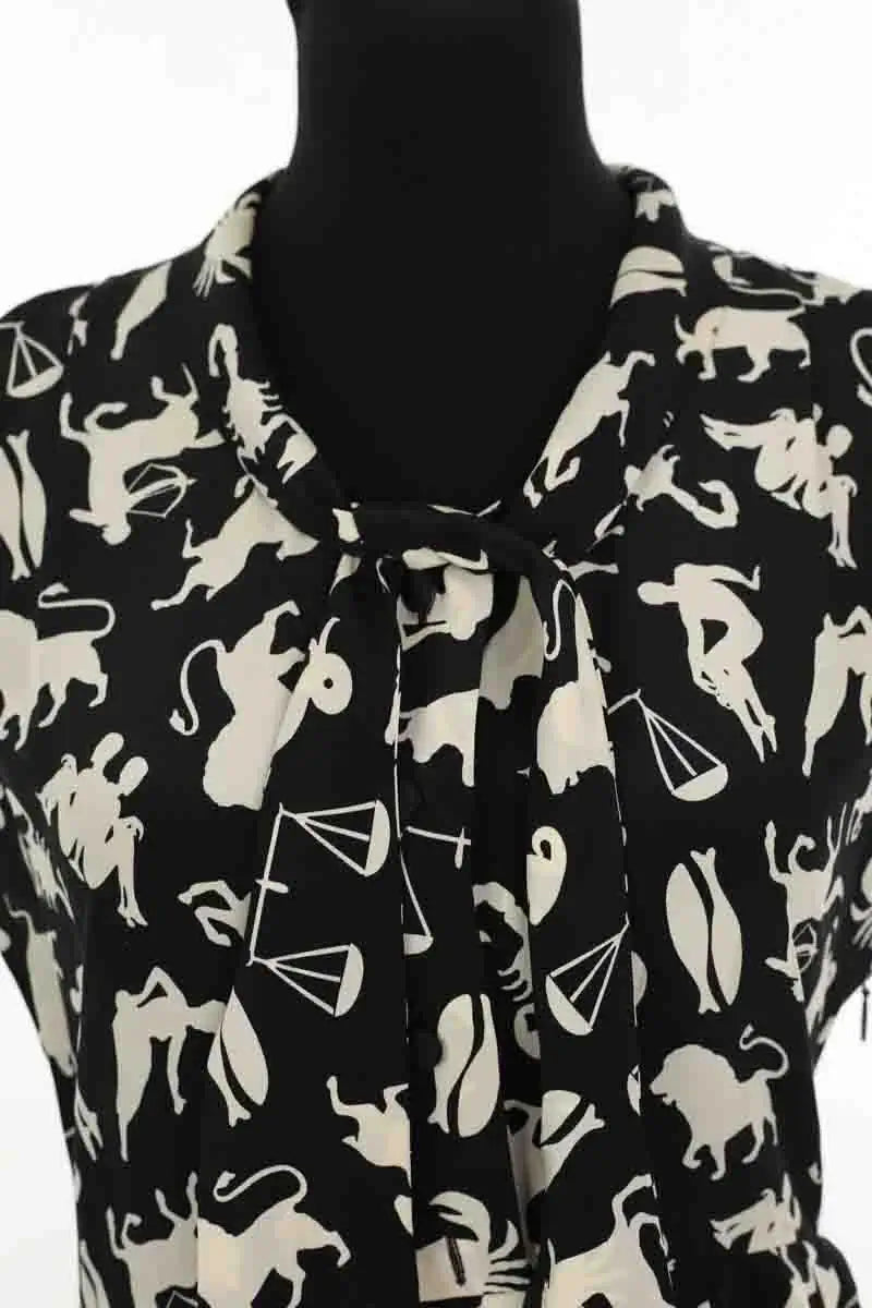 Robe Saint Laurent Noir en Soie