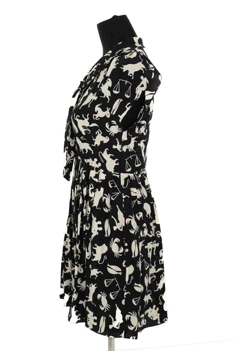 Robe Saint Laurent Noir en Soie