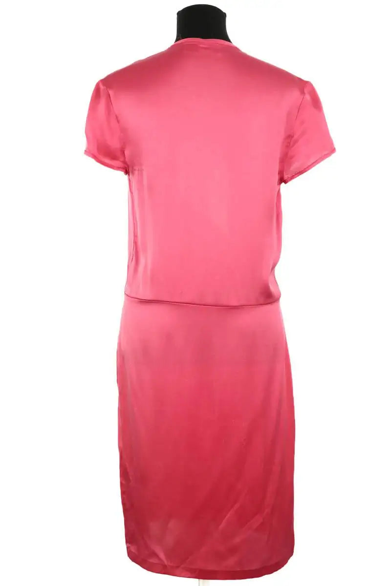 Robe Saint Laurent Rose en Soie