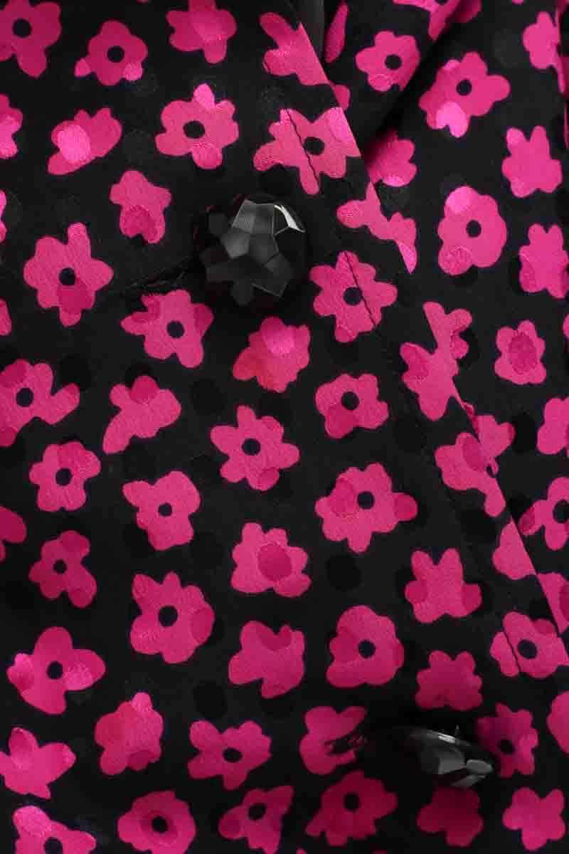 Robe Saint Laurent Rose en Synthétique