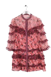Robe Saloni Rose en Soie, taille XS - Seconde Main