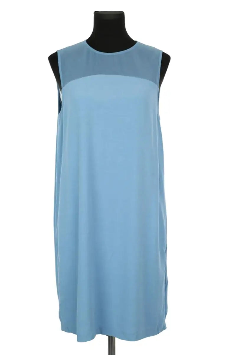 Robe Samsoe Samsoe Bleu en Viscose, taille M - Seconde Main