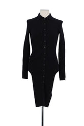 Robe Samsoe Samsoe Noir en Coton, taille XS - Seconde Main