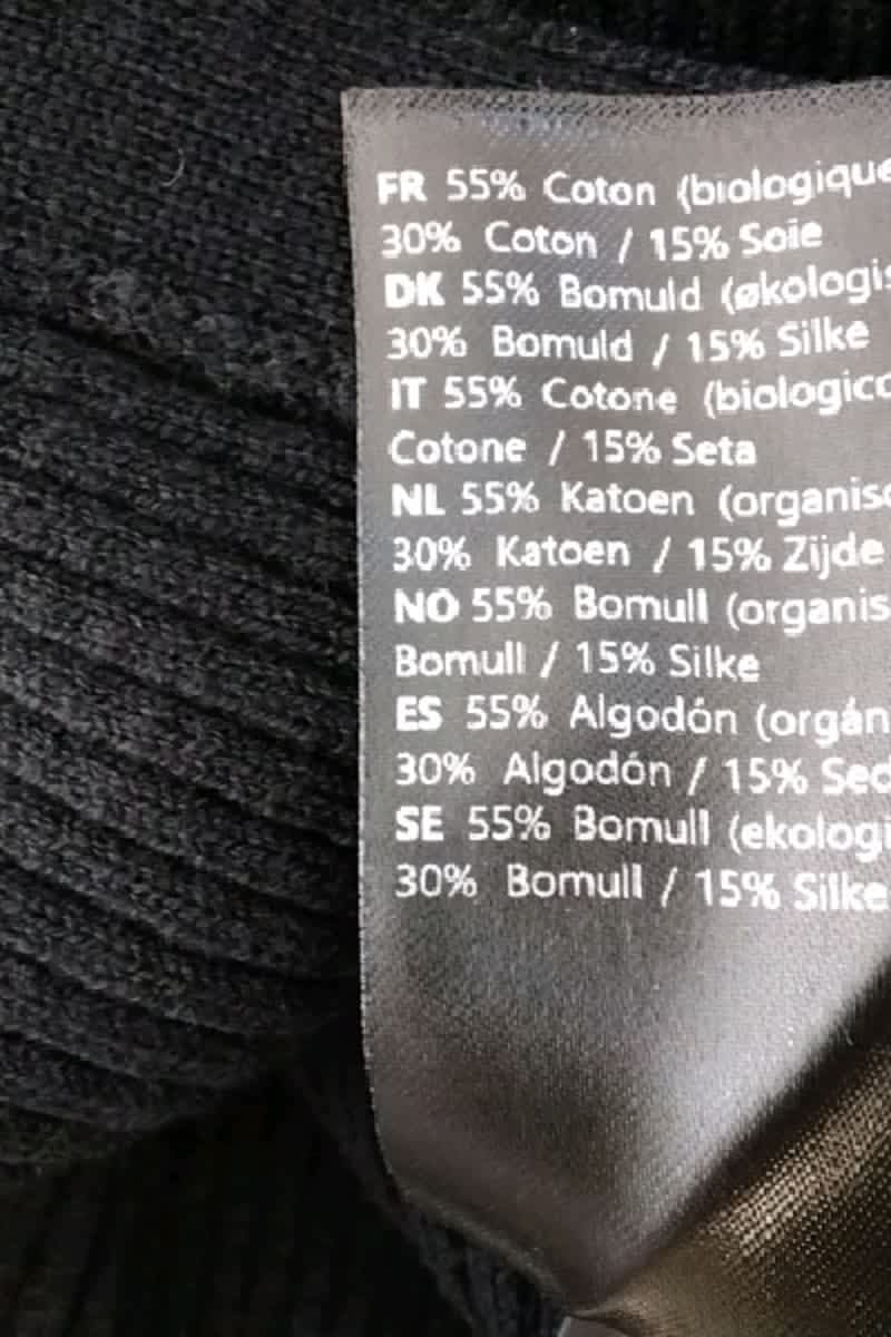 Robe Samsoe Samsoe Noir en Coton