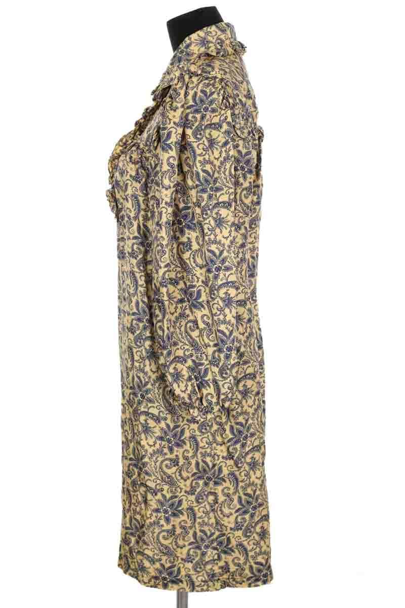 Robe Sandro Beige en Soie