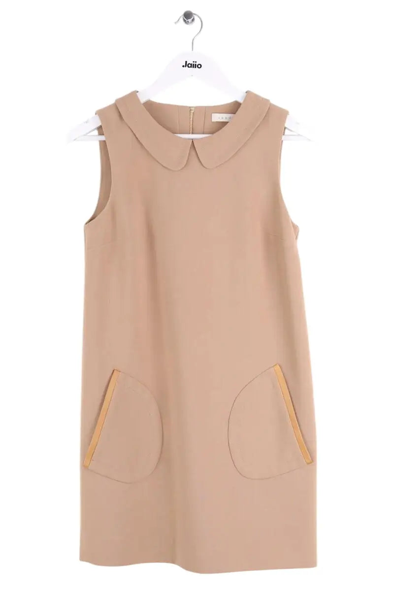 Robe Sandro Beige en Synthétique, taille S - Seconde Main