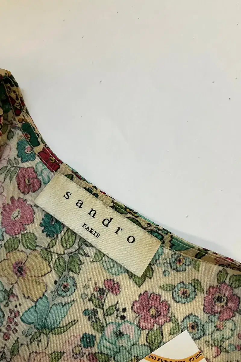 Robe Sandro Beige en Synthétique