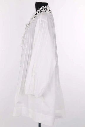 Robe Sandro Blanc en Coton