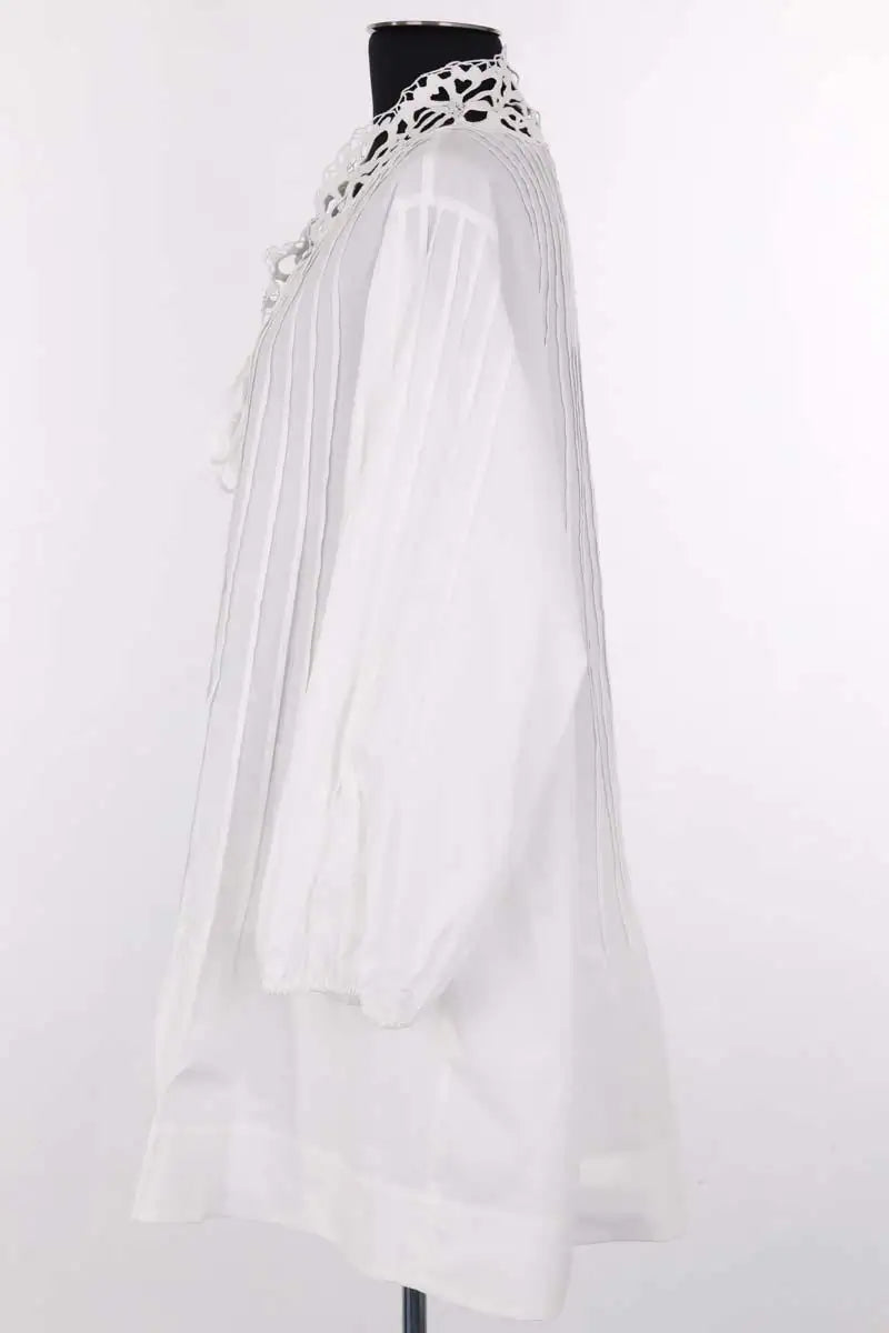 Robe Sandro Blanc en Coton