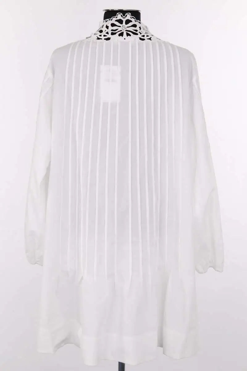 Robe Sandro Blanc en Coton