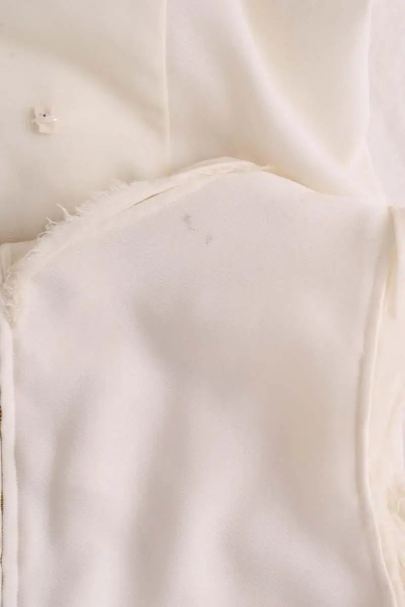 Robe Sandro Blanc en Synthétique
