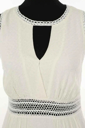 Robe Sandro Blanc en Synthétique