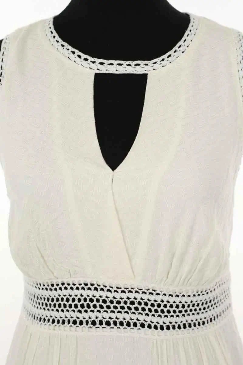 Robe Sandro Blanc en Synthétique