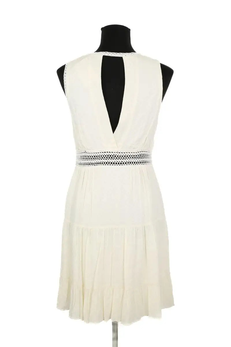 Robe Sandro Blanc en Synthétique