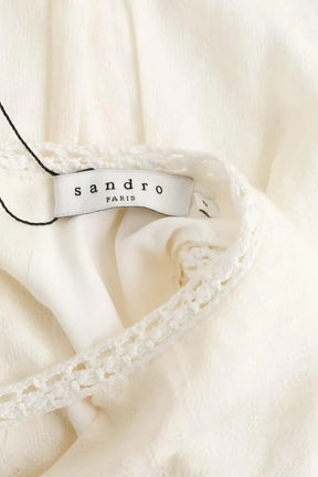 Robe Sandro Blanc en Synthétique