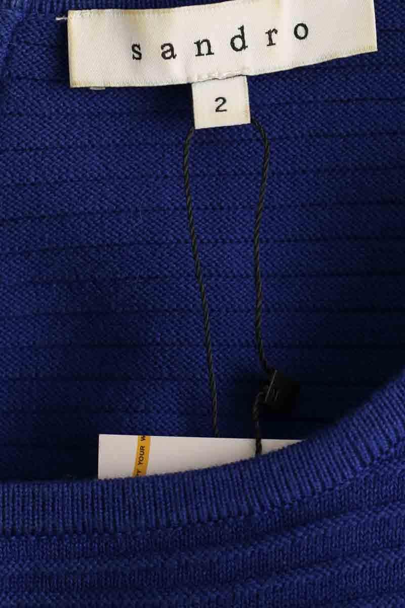 Robe Sandro Bleu en Coton
