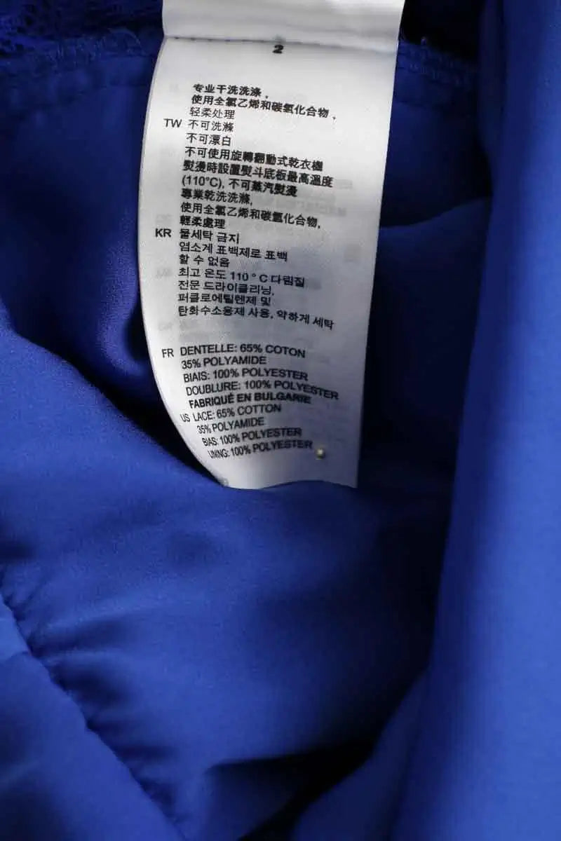 Robe Sandro Bleu en Coton