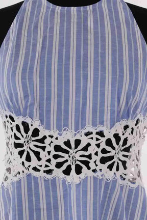 Robe Sandro Bleu en Coton