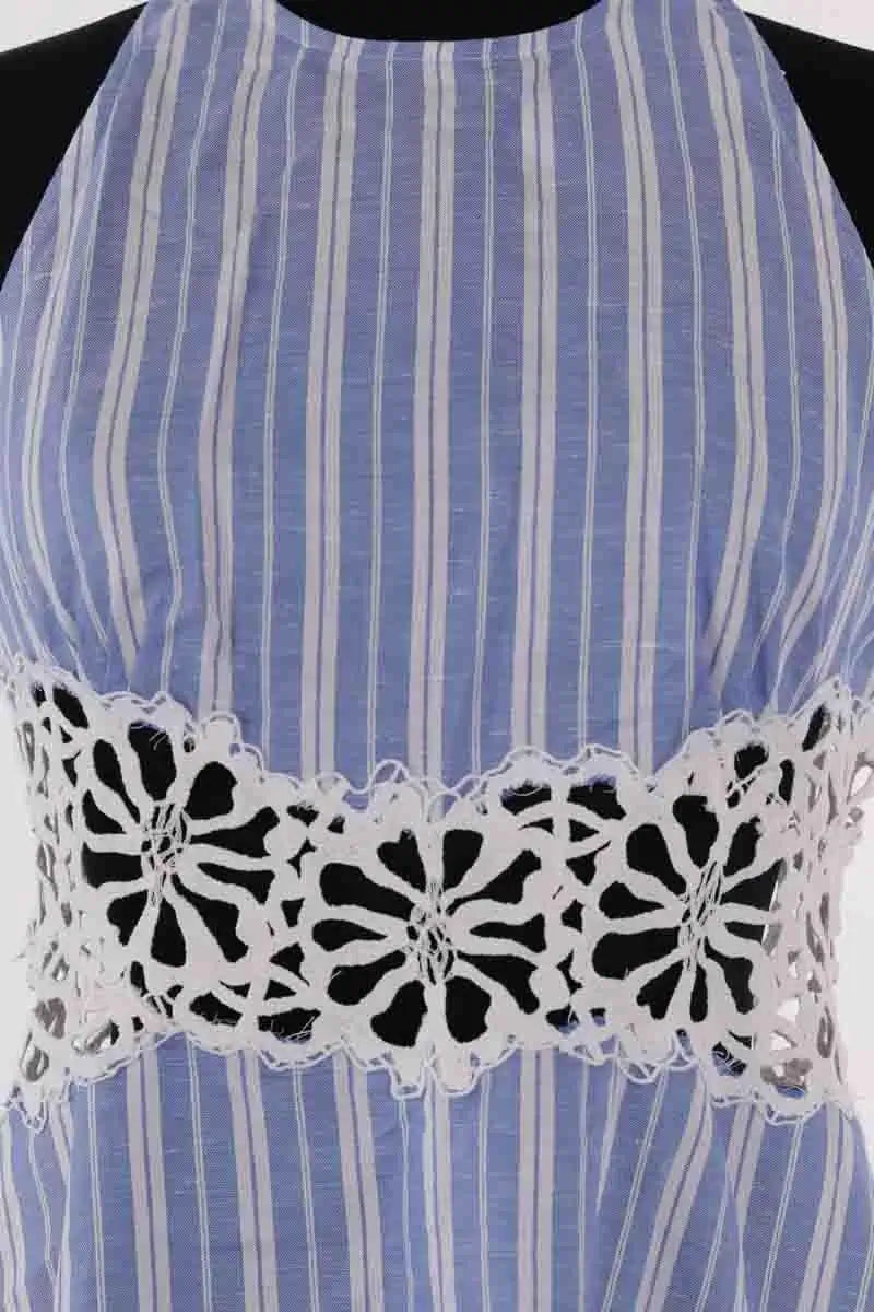 Robe Sandro Bleu en Coton