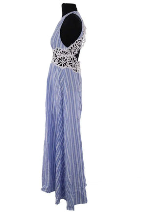 Robe Sandro Bleu en Coton