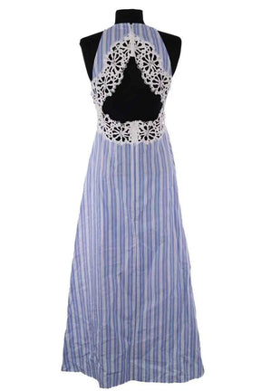 Robe Sandro Bleu en Coton