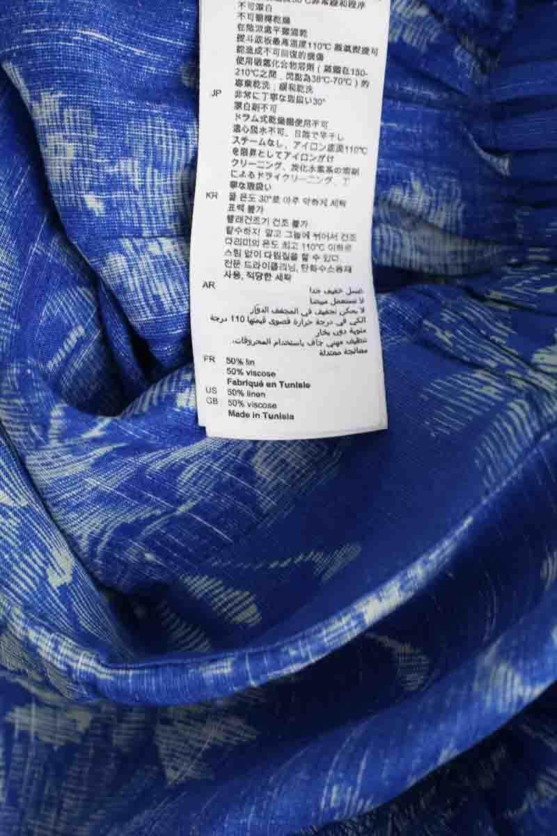 Robe Sandro Bleu en Lin