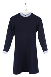 Robe Sandro Bleu en Polyester, taille XS - Seconde Main