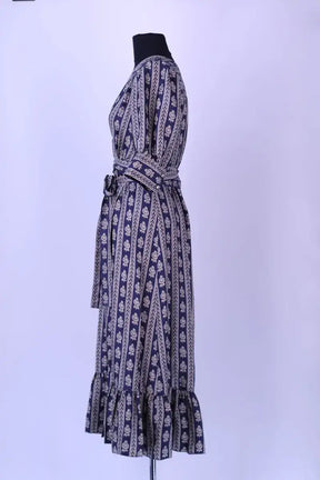 Robe Sandro Bleu en Soie