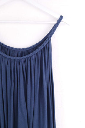 Robe Sandro Bleu en Soie