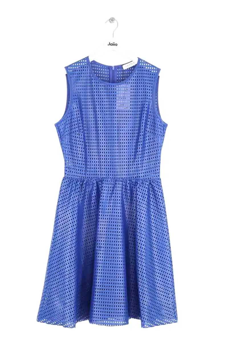 Robe Sandro Bleu en Synthétique, taille M - Seconde Main