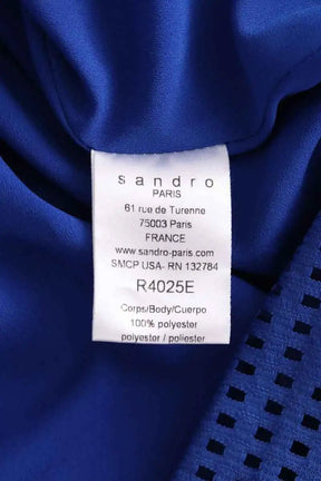 Robe Sandro Bleu en Synthétique