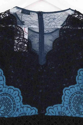 Robe Sandro Bleu en Synthétique