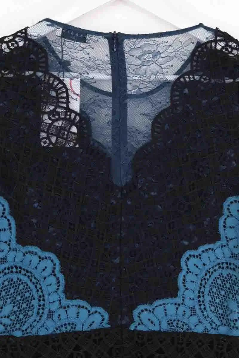 Robe Sandro Bleu en Synthétique