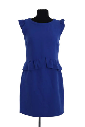 Robe Sandro Bleu en Synthétique, taille S - Seconde Main