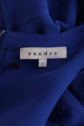 Robe Sandro Bleu en Synthétique